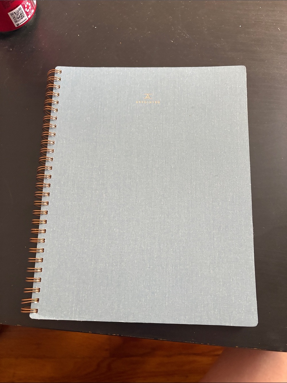 Light Blue Spiral Notebook - Home Office Journal